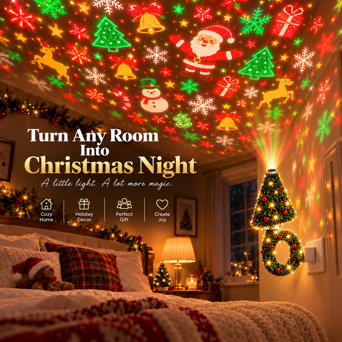 Christmas Magic Projector – LED Holiday Light