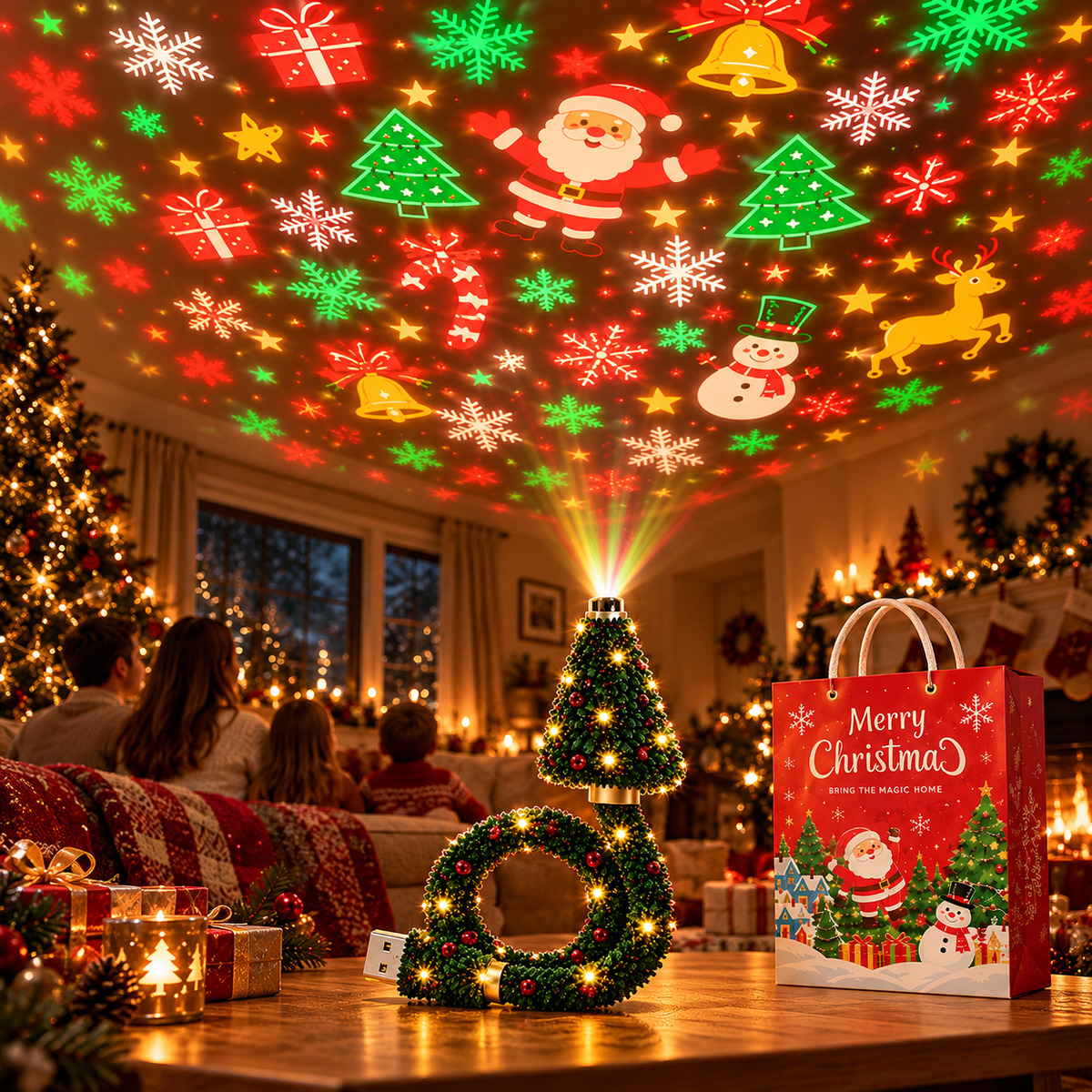Christmas Magic Projector – LED Holiday Light