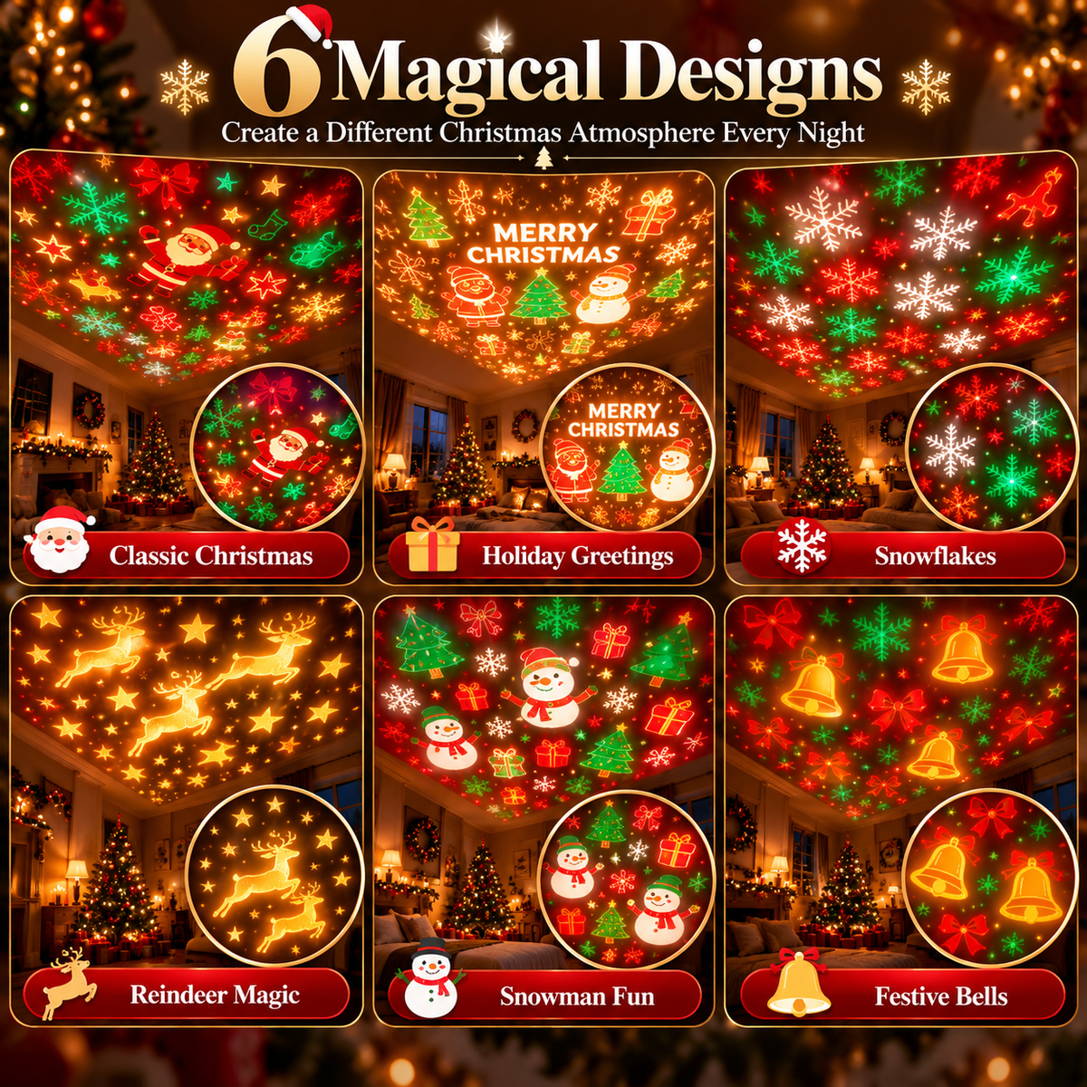 Christmas Magic Projector – LED Holiday Light